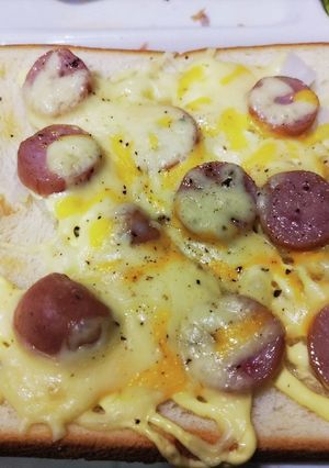 ソーセージのマヨチーズトースト-レシピのメイン写真