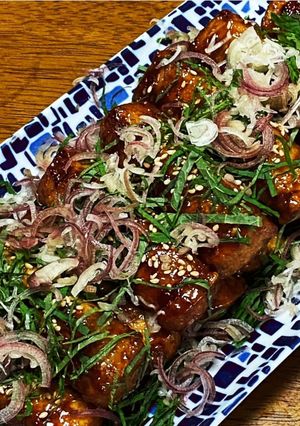 厚揚げの肉巻き〜夏の薬味のせ-レシピのメイン写真