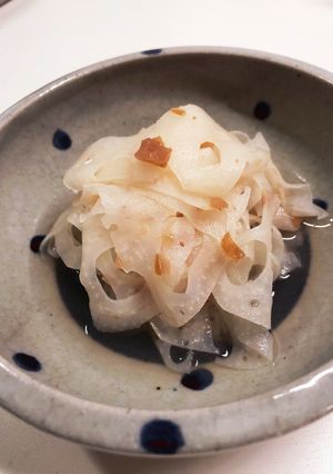 れんこんの梅漬け-レシピのメイン写真