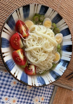 お腹いっぱい冷たい麺　素麺版-レシピのメイン写真