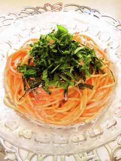 ☺簡単♪冷製たらこクリームスパゲティ☺-レシピのメイン写真