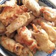 夏休み、きんぴら水煮で肉巻きを