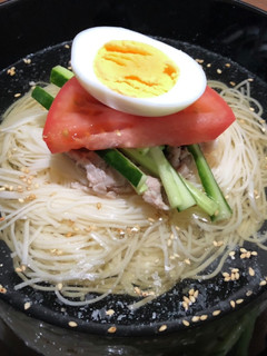 そうめんと簡単スープで【韓国風冷麺】-レシピのメイン写真