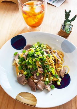 香味たっぷりネギと砂肝のZEMBパスタ♪-レシピのメイン写真