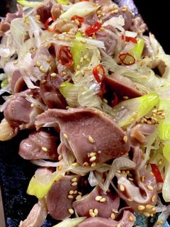 超簡単★砂肝と白葱のピリ辛ネギ塩胡麻油★-レシピのメイン写真