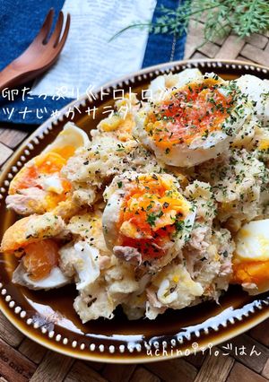 卵たっぷり♪トロトロ♪ツナじゃかサラダ-レシピのメイン写真