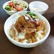 甘辛!から揚げ丼☆わさマヨソースがけ!