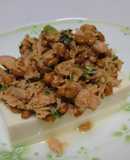 簡単！旨い！豆腐（冷奴）にツナねぎ納豆♪