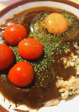 レトルト＆炊き込みご飯活用●カレー丼-レシピのメイン写真
