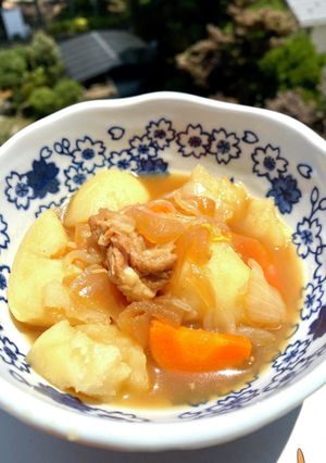 レトルト牛丼を肉じゃがに！-レシピのメイン写真