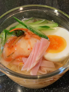 そうめんで簡単、ちょこっと冷麺-レシピのメイン写真