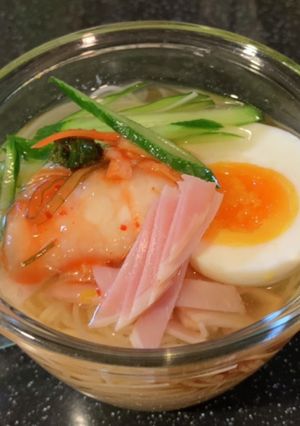 そうめんで簡単、ちょこっと冷麺-レシピのメイン写真