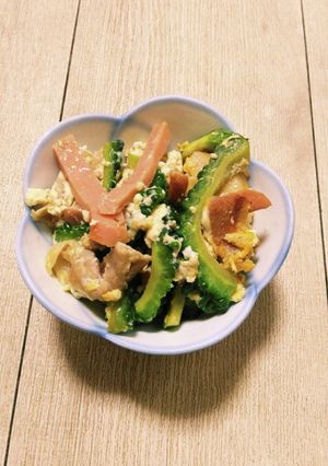 簡単美味♪夏の旬ゴーヤチャンプル(^^)-レシピのメイン写真