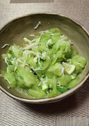 りゅうきゅうとちりめんじゃこの酢の物-レシピのメイン写真
