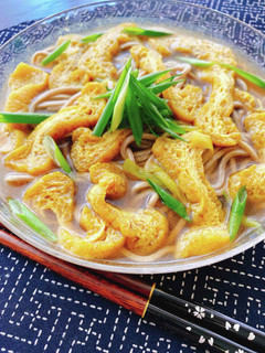 つめた~い!きつねカレー蕎麦-レシピのメイン写真