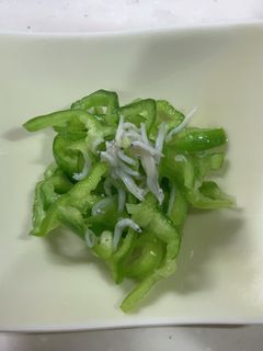 【簡単作り置き】しらすとピーマンの和え物-レシピのメイン写真