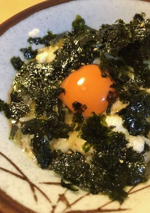 長芋で濃厚に●海苔かけたまごかけごはん-レシピのメイン写真