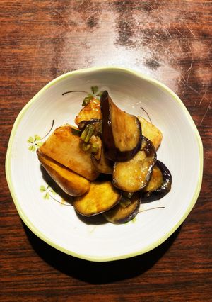 長芋と茄子のカレーコンソメ和え-レシピのメイン写真