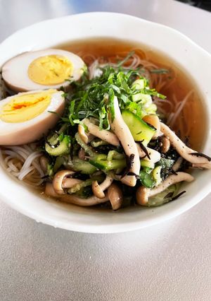 つめたい麺に◎きゅうりの梅ひじきあえ-レシピのメイン写真