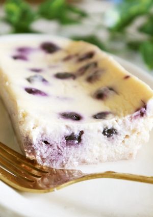 粉不使用！ブルーベリーチーズケーキ-レシピのメイン写真