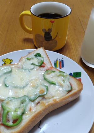 　大人の 「ピザトースト」　-レシピのメイン写真