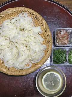 さっぱりとレモン出汁の素麺-レシピのメイン写真