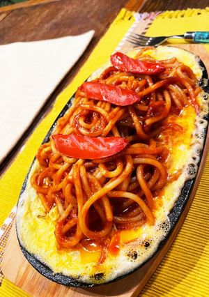 鉄板ナポリタン-レシピのメイン写真