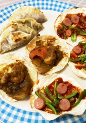 男の一人暮らし。冷蔵庫整理、餃子の皮。-レシピのメイン写真