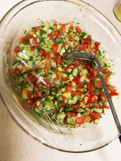 キュウリとトマト消費☆フレンチな野菜タレ-レシピのメイン写真