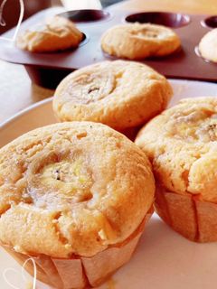 ふんわり♡キャラメルバナナマフィン-レシピのメイン写真