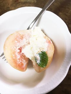 美味!桃とマスカルポーネのデザートII-レシピのメイン写真