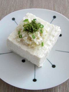冷や奴 中華風葱生姜だれ-レシピのメイン写真