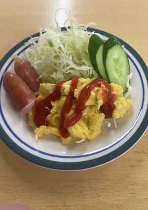 お手軽朝食プレート。-レシピのメイン写真