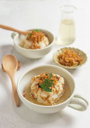しらすの佃煮おにぎりの冷やしだし茶漬け-レシピのメイン写真