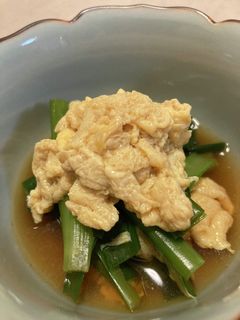うちのニラ玉(卵とじ)-レシピのメイン写真