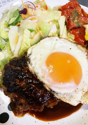 美味い物プツ込み!ハンバーグワンプレート-レシピのメイン写真
