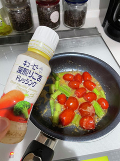 ズボラ●超時短、余った野菜、野菜ドレ炒め-レシピのメイン写真