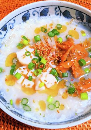 ホタテとザーサイの中華雑炊-レシピのメイン写真