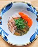 豚バラ肉とゴーヤと人参の重ね煮