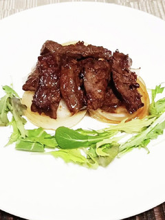 超簡単!中華風牛ハラミ焼き肉!-レシピのメイン写真