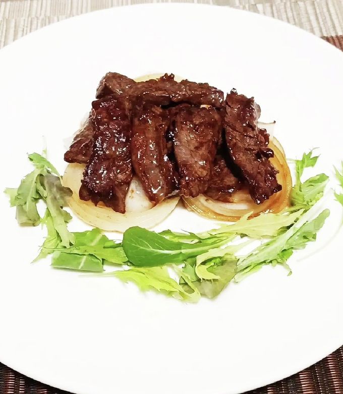超簡単！中華風牛ハラミ焼き肉！-レシピのメイン写真