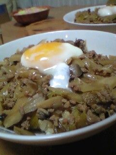 豚ごぼう丼-レシピのメイン写真