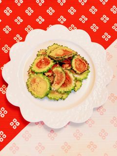 ドライゴーヤの素揚げ-レシピのメイン写真