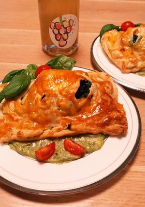 ワインに合う♪鮭とほうれん草のパイ包み-レシピのメイン写真