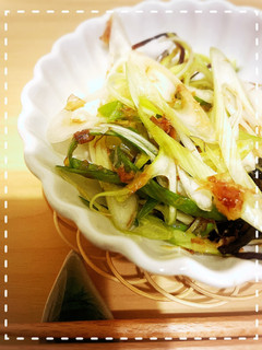 某居酒屋さんのネギ塩昆布おかか和え-レシピのメイン写真