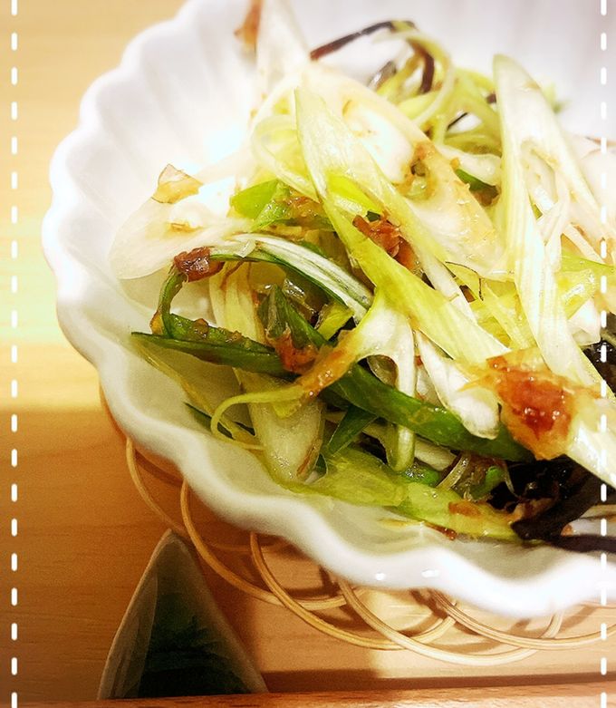 某居酒屋さんのネギ塩昆布おかか和え-レシピのメイン写真
