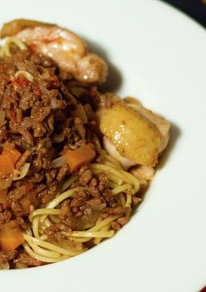 チキンボロネーゼパスタ-レシピのメイン写真