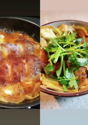 財布に優しい!イカフライの卵とじ丼-レシピのメイン写真