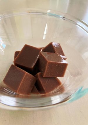 生チョコ寒天(低糖質)-レシピのメイン写真