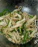 あと1品！エリンギとピーマンの甘辛炒め